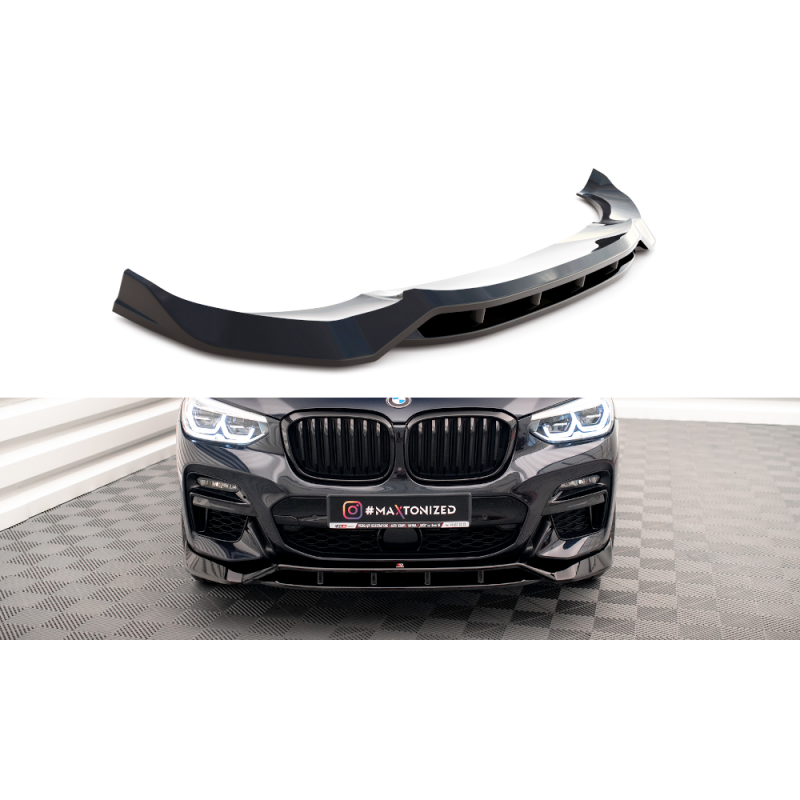 Splitter przedni V.2 Maxton Design BMW X3 M-Pakiet / M40i / M40d G01