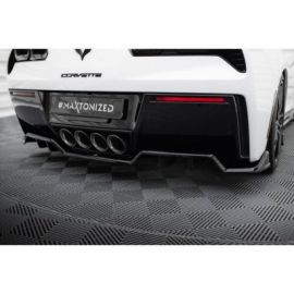 Splitter tylny (z dyfuzorem) Maxton Design + Splittery tylne boczne Maxton Design Chevrolet Corvette C7