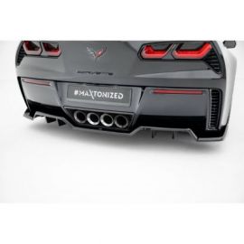 Splitter tylny (z dyfuzorem) Maxton Design + Splittery tylne boczne Maxton Design Chevrolet Corvette Z06 C7