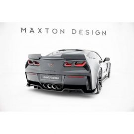 Splitter tylny (z dyfuzorem) Maxton Design + Splittery tylne boczne Maxton Design Chevrolet Corvette Z06 C7