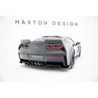 Splitter tylny (z dyfuzorem) Maxton Design + Splittery tylne boczne Maxton Design Chevrolet Corvette Z06 C7