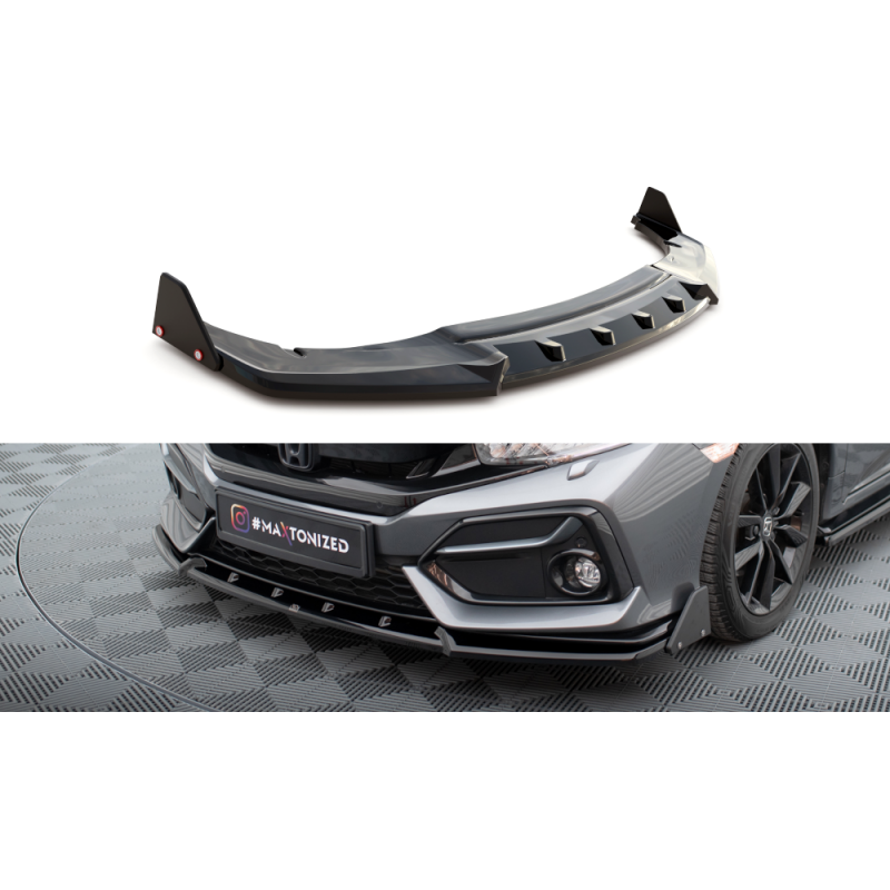 Splitter przedni Maxton Design + Flaps Maxton DesignHonda Civic Sport Mk 10