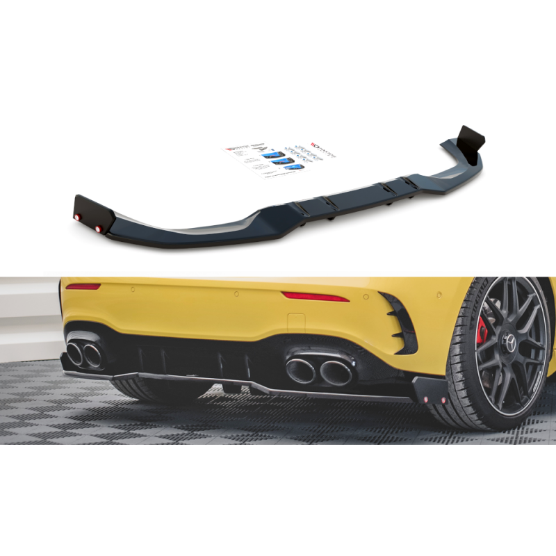Splitter tylny Maxton Design + Flaps Maxton DesignMercedes A45S AMG W177 Aero Pack