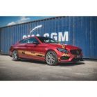 Dokładki progów Street Pro / Flapsy Maxton Design Mercedes C43 AMG Coupe C205