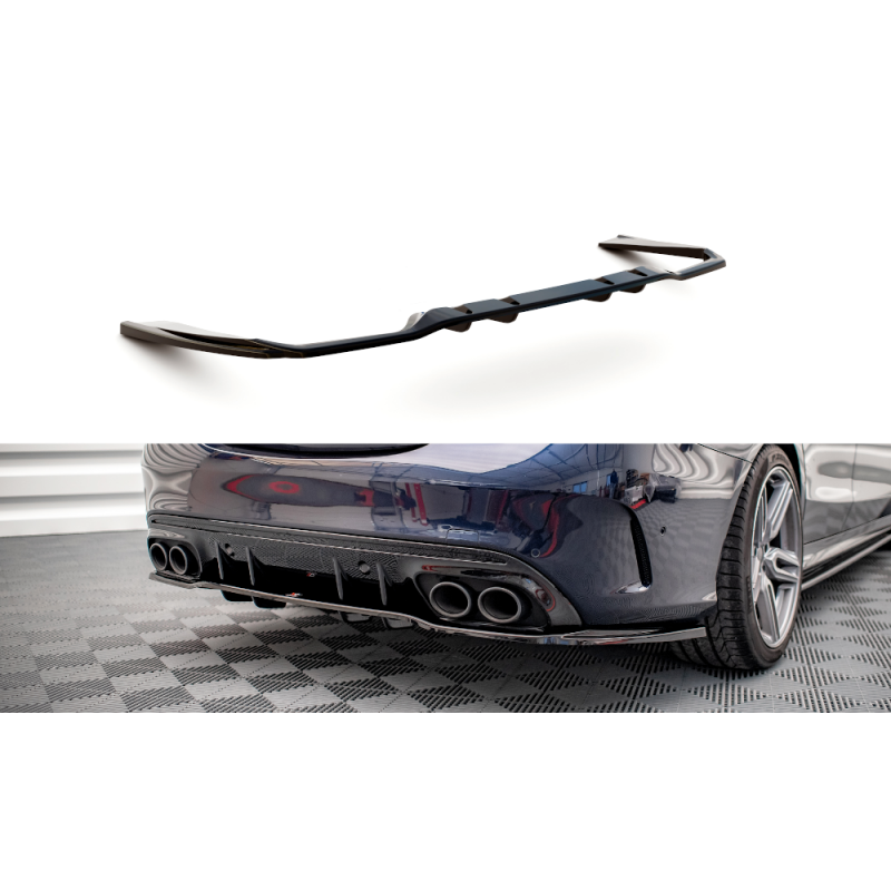 Splitter tylny (z dyfuzorem) Maxton Design Mercedes C43 AMG Sedan W205 / Estate S205 Facelift