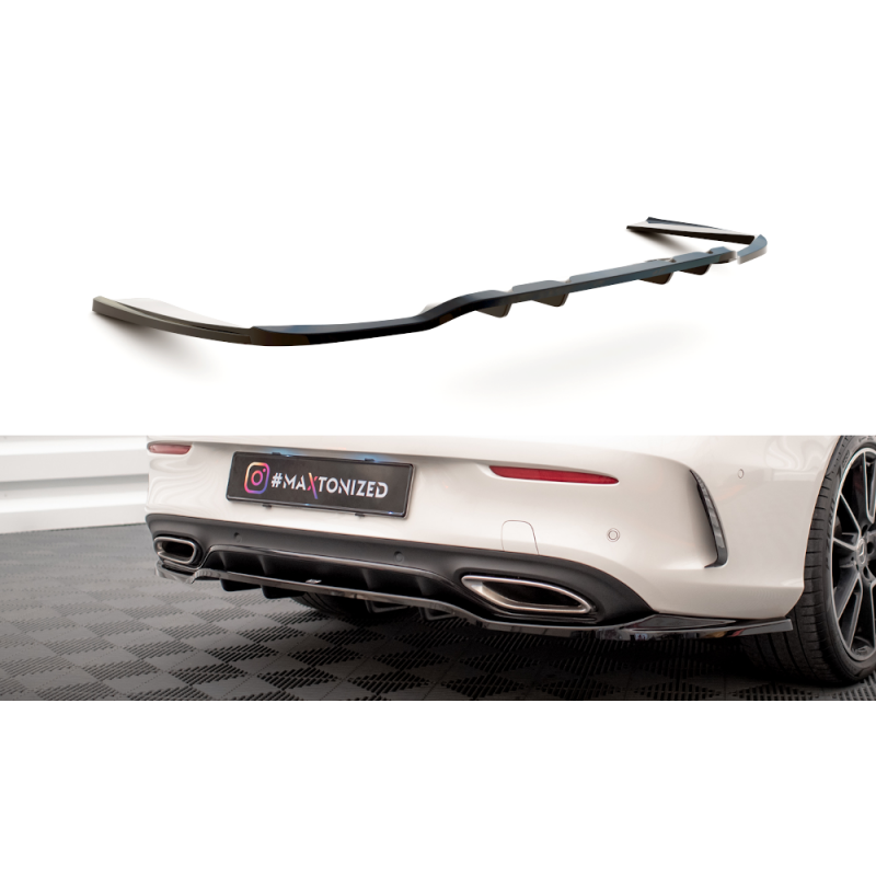 Splitter tylny (z dyfuzorem) Maxton Design Mercedes C Coupe AMG-Line C205 Facelift