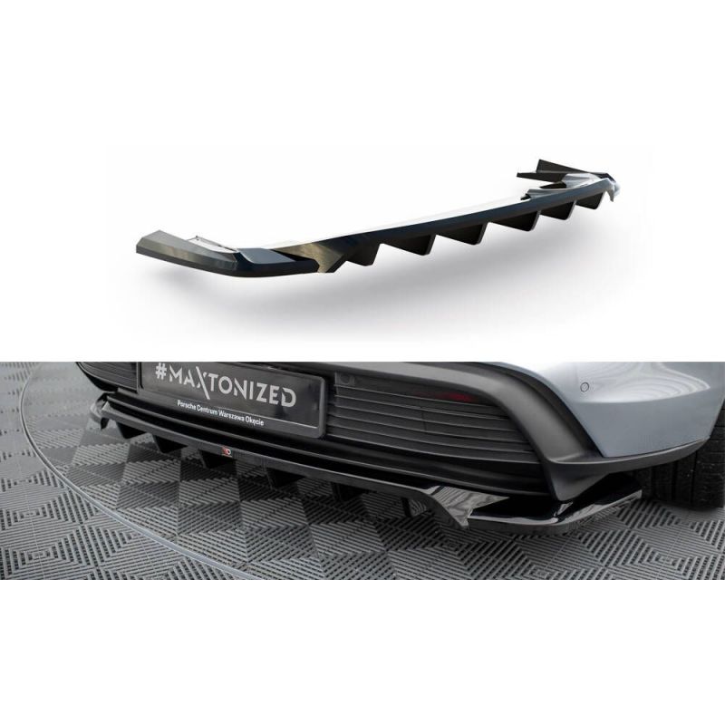 Splitter tylny (z dyfuzorem) Maxton Design Porsche Taycan / 4 / 4S / GTS