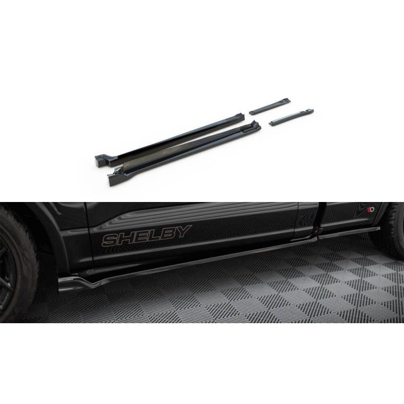 Dokładki progów Maxton Design Shelby F150 Super Snake