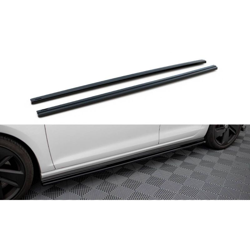 Dokładki progów Maxton Design VW Golf GTI Mk7 Preface / Facelift (szerokie)