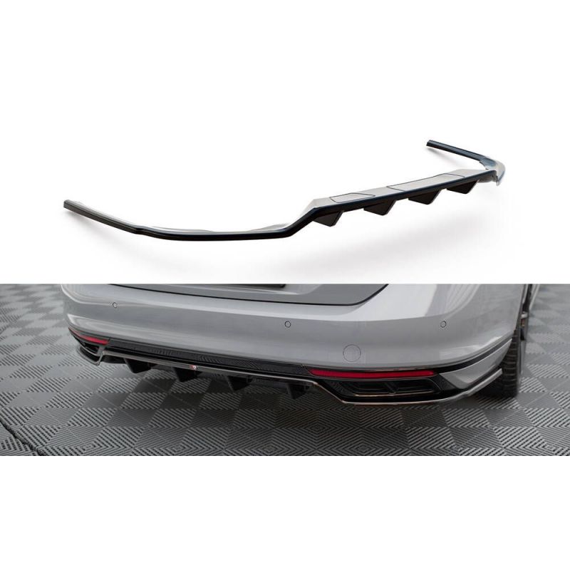 Splitter tylny (z dyfuzorem) Maxton Design VW Passat R-Line B8.5