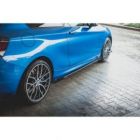 Dokładki progów Street Pro / Flaps Maxton Design BMW 1 M-Pakiet / M135i / M140i F21