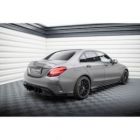Splittery tylne boczne Street Pro / Flaps Maxton Design Mercedes C63 AMG Sedan / Estate W205 Facelift