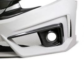 Przedni zderzak TT-Style włókno szklane / karbon Seibon Carbon   Honda Civic 4DR '16-'21