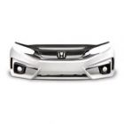 Przedni zderzak TT-Style włókno szklane / karbon Seibon Carbon   Honda Civic 4DR '16-'21