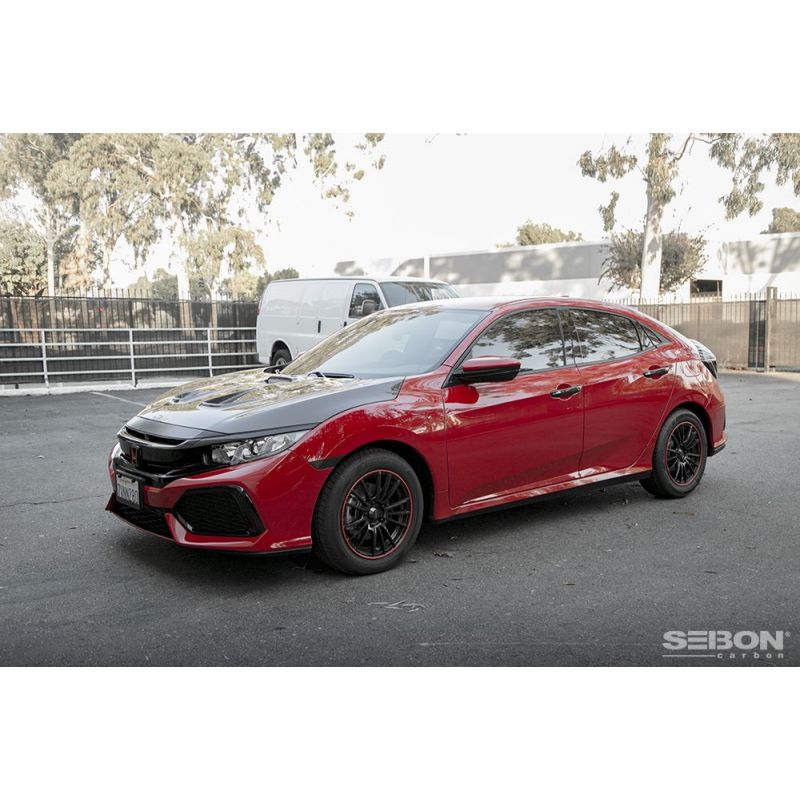 Karbonowa maska MS-Style Seibon Carbon   Honda Civic 2DR / 4DR '16-'21