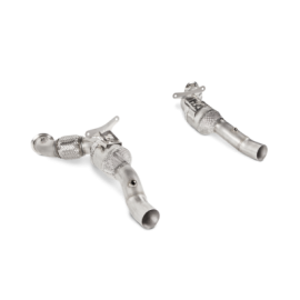 Sekcja środkowa Link Pipe z zamiennikiem katalizatora Akrapovic (SS) Ferrari 488 GTB / 488 Spider