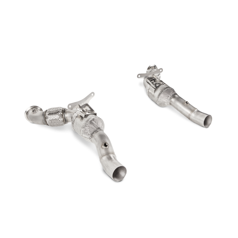 Sekcja środkowa Link Pipe z zamiennikiem katalizatora Akrapovic (SS) Ferrari 488 GTB / 488 Spider