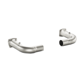 Link-Pipe Set w/o Cat (Titanium) Porsche 911 991 Turbo / Turbo S