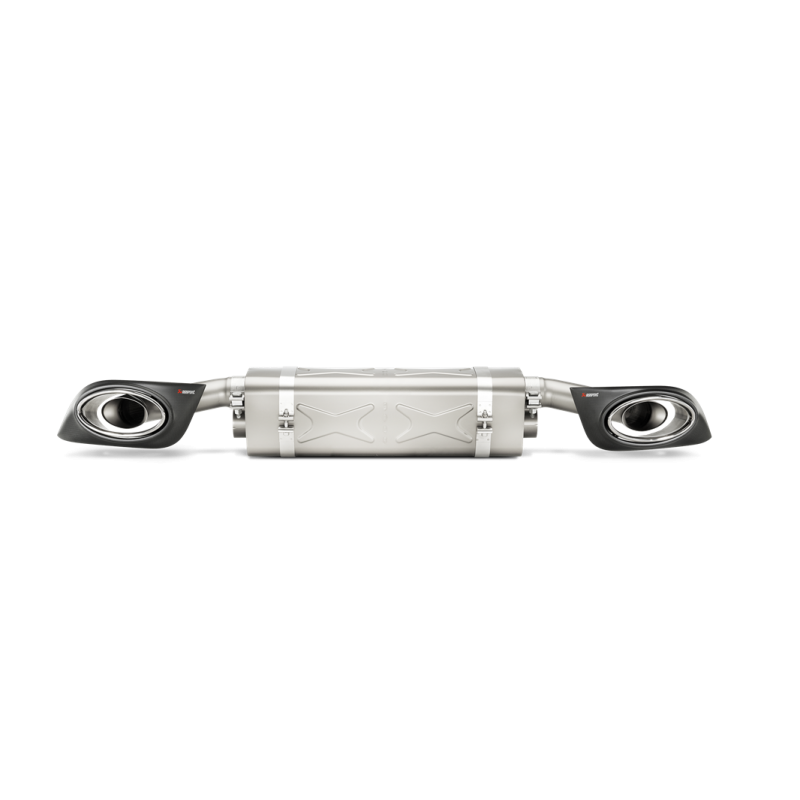 Tytanowy układ wydechowy Slip-On Akrapovic Porsche 911 991 Turbo / Turbo S