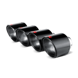 Karbonowe końcówki 125mm Akrapovic Chevrolet Corvette ZO6 / ZR1 C6 & Nissan GT-R