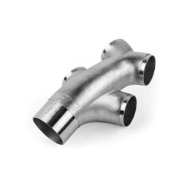 Podwójny, odlewany Y-Pipe APR 3.00" (76mm) - 4x 2.50" (63.50mm)