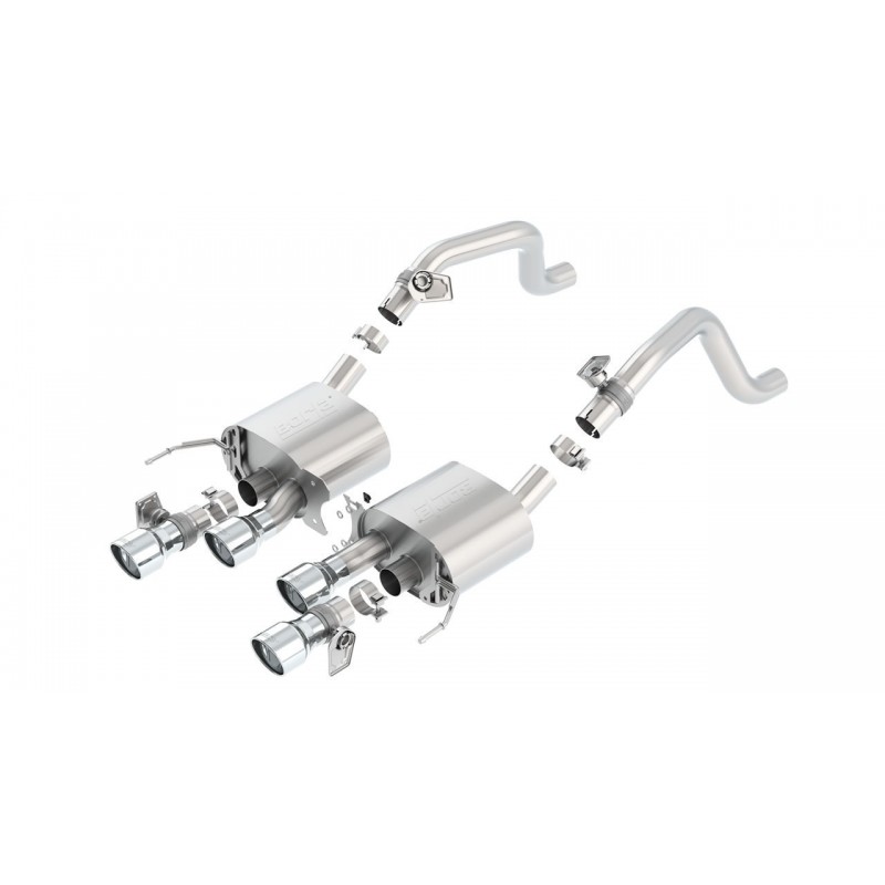 Układ wydechowy Axle-Back Borla S-Type Chevrolet Corvette C7 6.2 V8 z AFM / z NPP