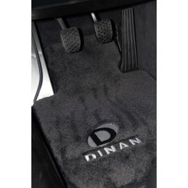 Dywaniki samochodowe (czarne) ze srebrnym logo Dinan BMW 5 Series F10 | M5 F10