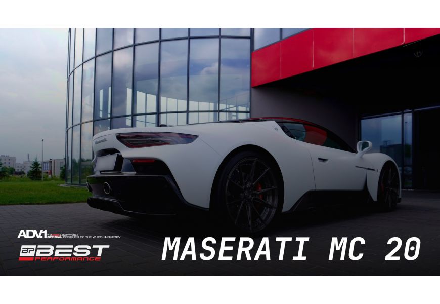 Maserati MC20 + Felgi / koła marki ADV 1