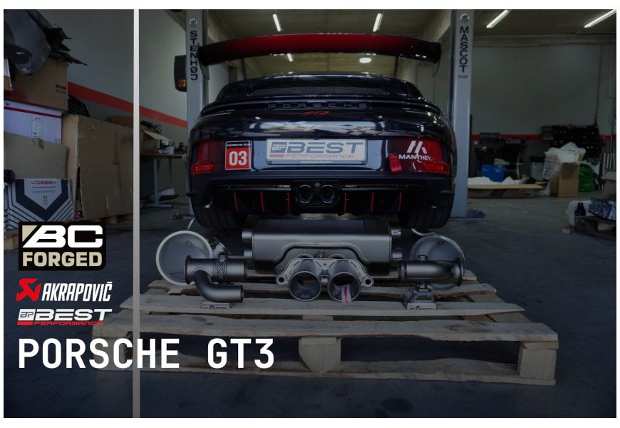 Porsche GT3 + Akrapovic + BC Forged Realizacja