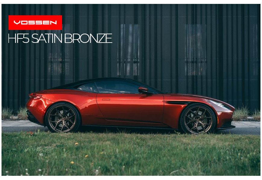 Aston DB11 - Vossen HF5 Satin Bronze