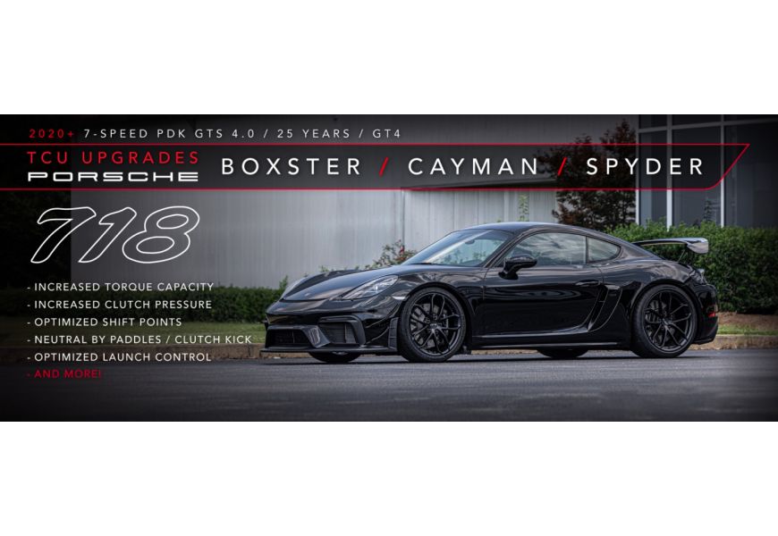 Modyfikacja sterownika skrzyni biegów PDK 7-Speed do Porsche 718 Cayman, Boxter oraz Spyder (982) 4.0L 2020+