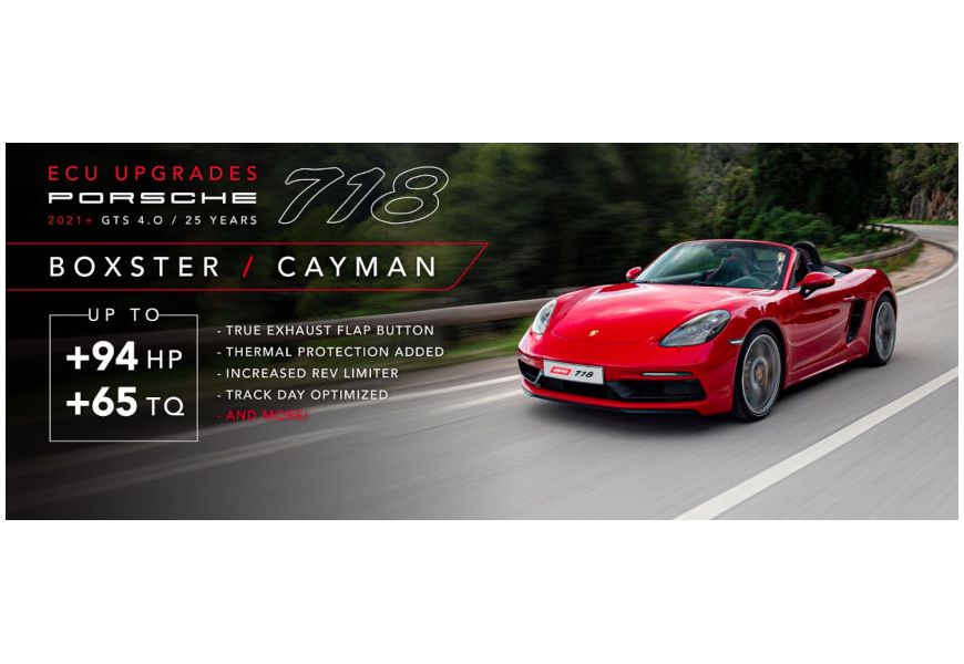 Pasuje do Porsche 718 Boxster, 718 Cayman 2021+